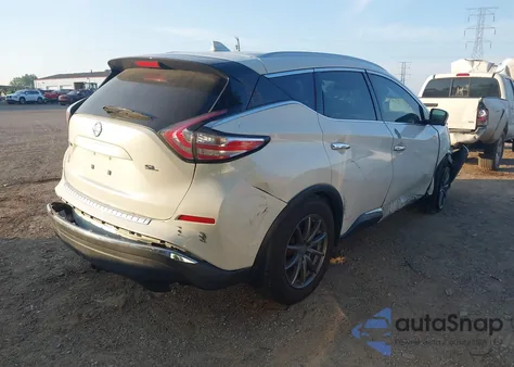 2017 Nissan Murano Sl из США, поврежденный, VIN 5N1AZ2MG2HN142423